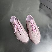 Balenciaga City Women's Flat Lace-up Casual Shoes Pink - 4