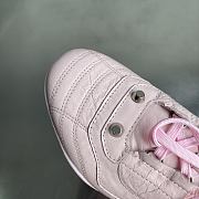 Balenciaga City Women's Flat Lace-up Casual Shoes Pink - 3