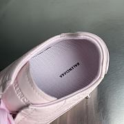 Balenciaga City Women's Flat Lace-up Casual Shoes Pink - 2
