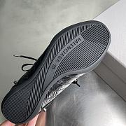 Balenciaga City Women's Flat Lace-up Casual Shoes Black - 5