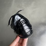 Balenciaga City Women's Flat Lace-up Casual Shoes Black - 6