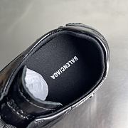 Balenciaga City Women's Flat Lace-up Casual Shoes Black - 2