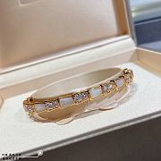 Bvlgari Craftsmanship wide snake bone bangle - 4