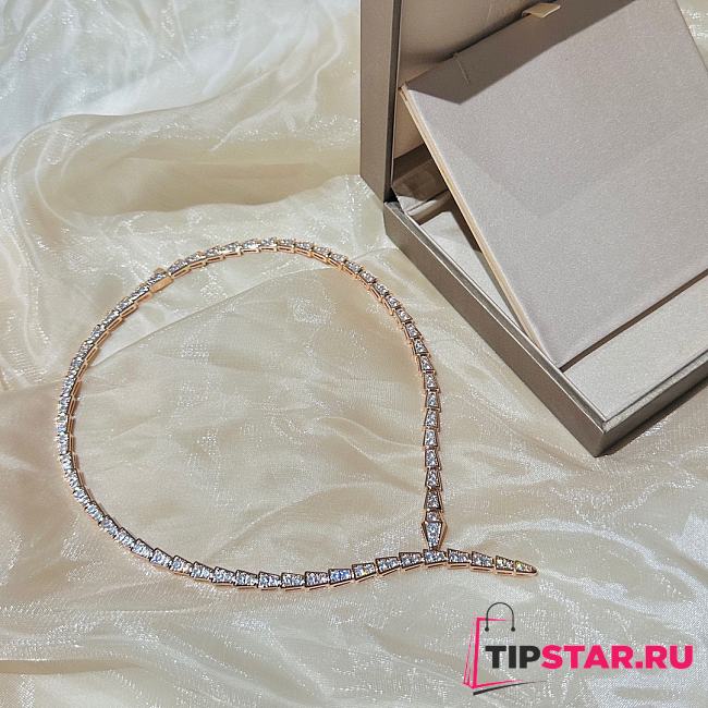 Bvlgari Full Diamond Serpent Necklace - 1