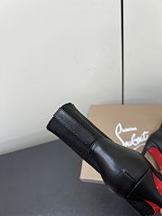 Christian Louboutin CL Red Sole Zipper High-Heeled Ankle Boots (06) - 6