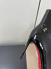 Christian Louboutin CL Red Sole Zipper High-Heeled Ankle Boots (04) - 5