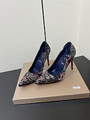 Christian Louboutin CL Red Sole Rhinestone High Heels 10.5 cm - 2