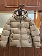 Burberry Stand-collar hooded down jacket beige - 1