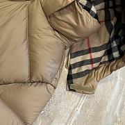 Burberry Stand-collar hooded down jacket beige - 5