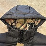 Burberry Stand-collar hooded down jacket black - 5