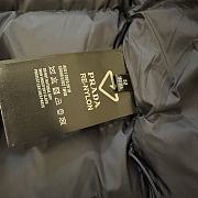Prada stand-collar down jacket navy blue - 6