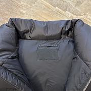 Prada stand-collar down jacket black - 5
