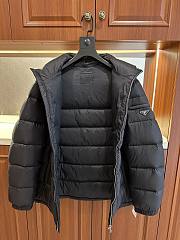 Prada stand-collar down jacket black - 3
