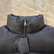 Prada stand-collar down jacket black - 4
