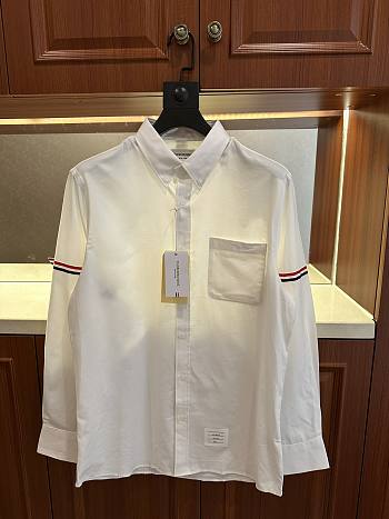 Thom Browne Long-sleeved shirts in white