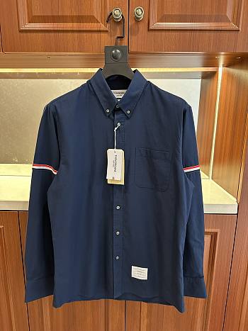 Thom Browne Long-sleeved shirts in dark blue