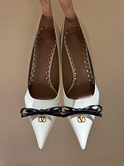Valentino Garavani VLogo Signature High Heels In White - 1