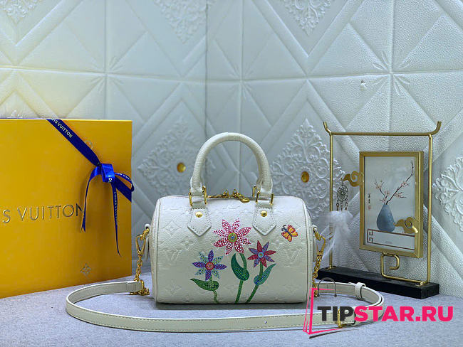 Louis Vuitton Speedy Bandoulière 20 Monogram Quartz Flower Marquetry - 1