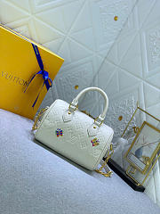 Louis Vuitton Speedy Bandoulière 20 Monogram Quartz Flower Marquetry - 6