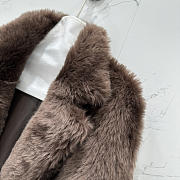 Brunello Cucin Purebred Merino Fur Sheath Coat - 6