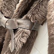 Brunello Cucin Purebred Merino Fur Sheath Coat - 3