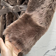 Brunello Cucin Purebred Merino Fur Sheath Coat - 4