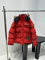 Balenciaga Reversible Coat In Red - 1