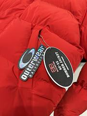 Balenciaga Reversible Coat In Red - 3