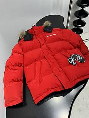 Balenciaga Reversible Coat In Red - 4