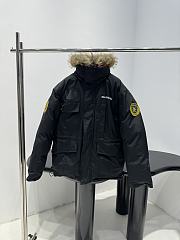 Balenciaga Reversible Coat In Black - 1