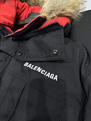 Balenciaga Reversible Coat In Black - 4