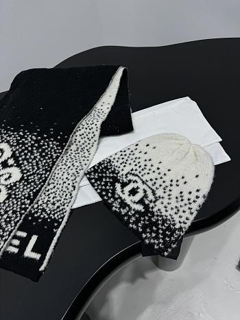 Chanel Coco Neige Cashmere Beanie/Scarf