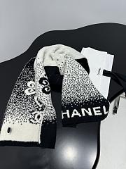 Chanel Coco Neige Cashmere Beanie/Scarf - 6