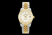 Rolex Gold Datejust Diamond Watch - 1