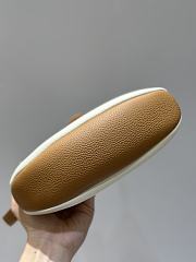 Loro Piana Small Bobbin Bag Calfskin White with Bran Color - 6