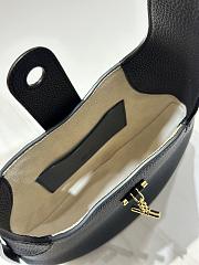 Loro Piana Small Bobbin Bag Calfskin Black - 3