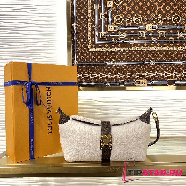 Louis Vuitton Pochette Mia Fur White M26245 - 1