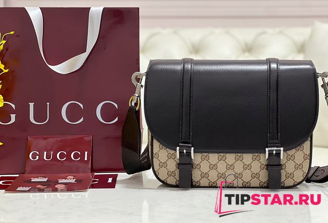 Gucci Large GG-canvas Shoulder Bag Brown - 1