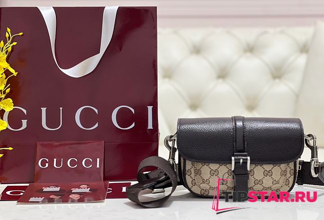 Gucci Small GG-canvas Shoulder Bag Brown - 1