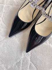 Jimmy Choo Jimmy Bing crystal-strap Ballerina 05 - 3