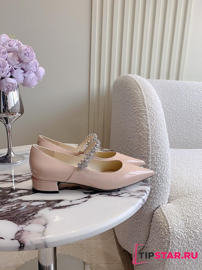 Jimmy Choo Jimmy Bing crystal-strap Ballerina 02 - 1