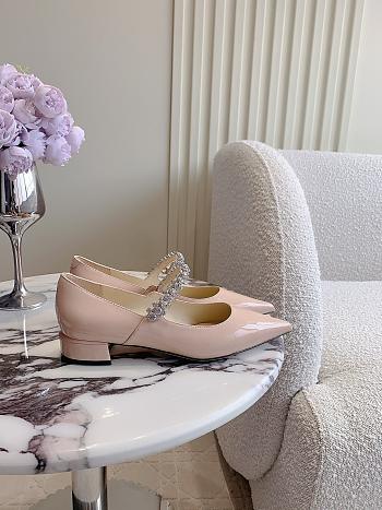 Jimmy Choo Jimmy Bing crystal-strap Ballerina 02