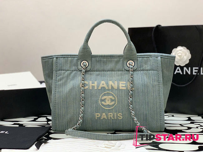 Chanel Deauville Shopping Bag Size 38 cm - 1