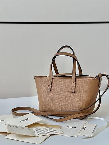 Fendi Noir Mini Beryl Tote Bag Brown