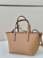 Fendi Noir Mini Beryl Tote Bag Brown - 5