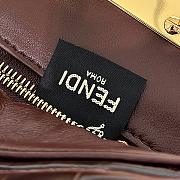 Fendi Peekaboo Mini Precious skin Brown - 4