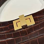 Fendi Peekaboo Mini Precious skin Brown - 2
