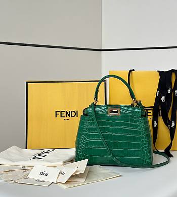 Fendi Peekaboo Mini Precious skin Green