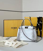Fendi Peekaboo Mini Precious skin White - 1