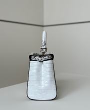 Fendi Peekaboo Mini Precious skin White - 5
